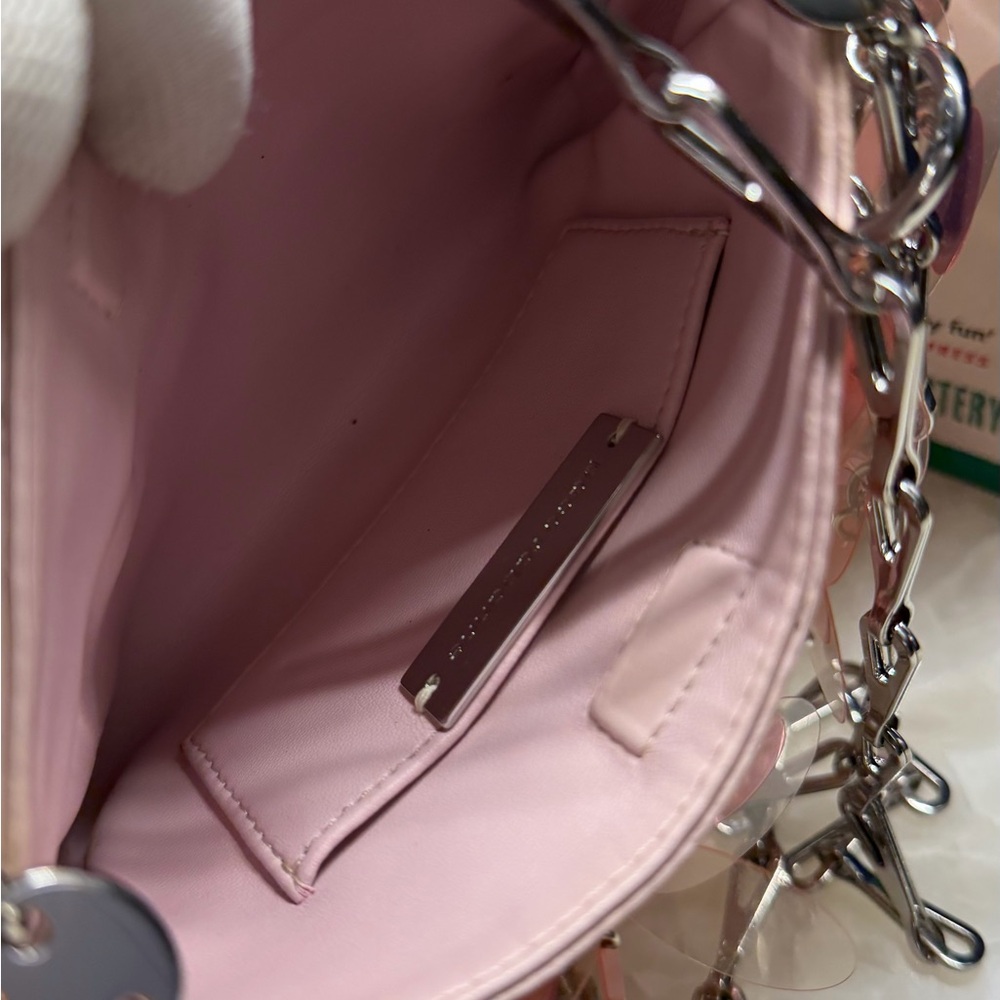 Paco rabanne Pink Sequin Chain Shoulder Bag - Picture 8 of 14